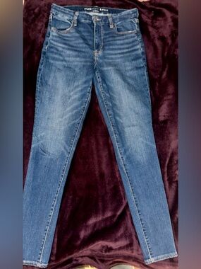 American Eagle Curvy high rise jeggjng dark blue Jeans